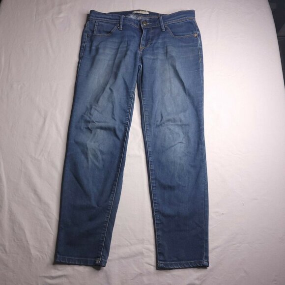 Free People Skinny Jean Size 27 Distressed Mid Rise Medium Wash Ankle Womens - Picture 3 of 8